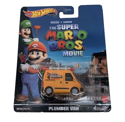 Hot Wheels The Super Mario Bros Movie Plumber Van  Real Riders