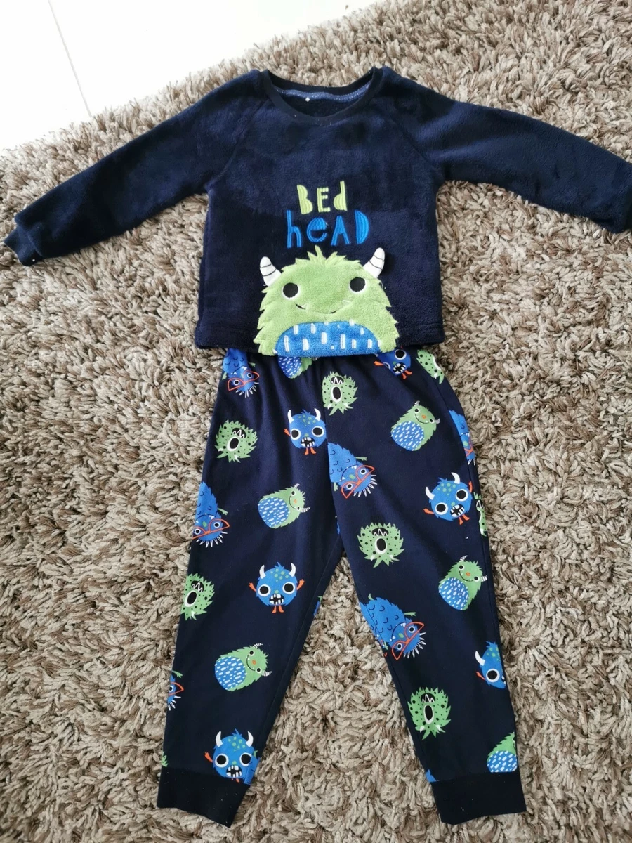 Tu Bed Head Pyjamas Monster Theme Boys 4 5 Years Old eBay