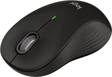 Logitech Signature 550L Wireless Mouse (Black) Bluetooth, USB - For Large Hands
