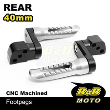 Billet BOB Rear Foot Pegs 4cm Adjustable For Buell X1 Lightning All Year