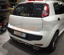 ⭐DIFFUSORE POSTERIORE DOPPIO SCARICO FIAT PUNTO EVO GRANDE PUNTO SOTTO PARAURTI