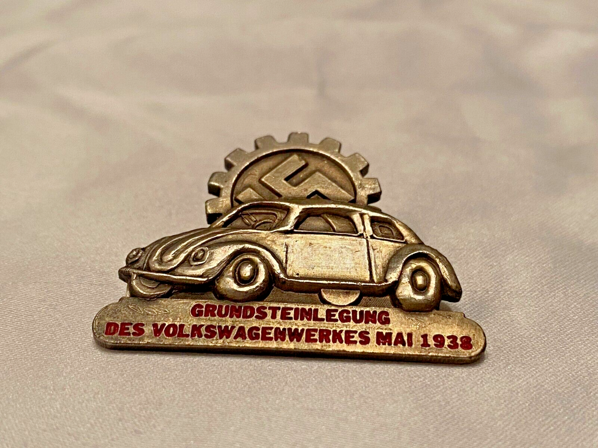 Grundsteinlegung Des Volkswagenwerkes Mai 1938 German Pin