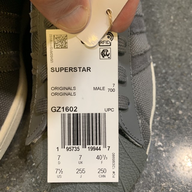 Size 8 - adidas Superstar Gray - GZ1602 for sale online | eBay