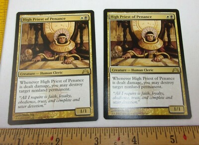 High Priest of Penance X2 MTG Magic the Gathering card VINTAGE rare | eBay