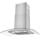 Range Hood 30 Inch Convertible Wall Mount Range Hood with Tempered Glass 3 Speed