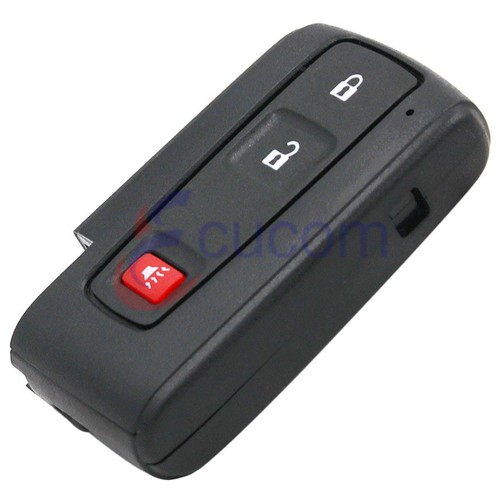 3 Buttons Smart Remote Key Case Shell Keyless 2+1 Button for Toyota Prius Fob