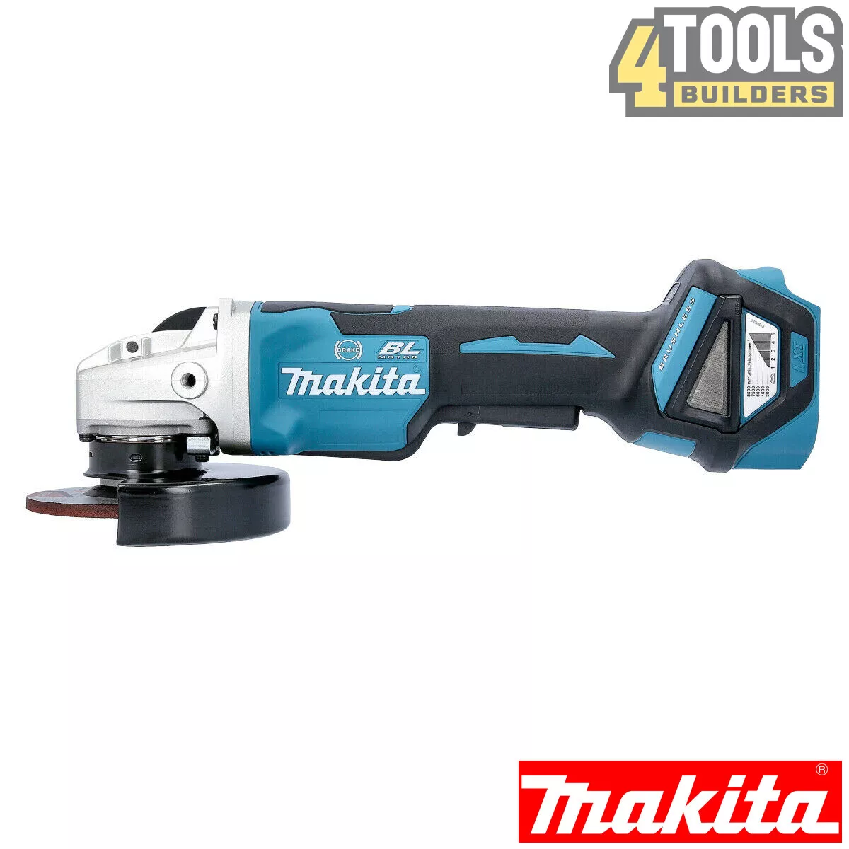Makita DGA469Z 18V LXT Li Ion BL Cordless X Lock Angle Grinder