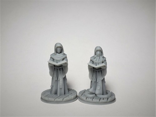 Resin Cultists Set of 6 - 32mm Scale Mini - D&D Tabletop Gaming - EC3D - Picture 4 of 4