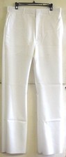 NEW NAVY SERVICE DRESS WHITE BELL BOTTOM PANT TROUSERS  34 REG 