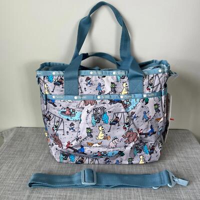 Lesportsac Sesame Street Pleated Posy Multiple-function Diaper Bag