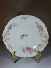 Haviland Limoges Pink Cabbage Roses Porcelain bowl 