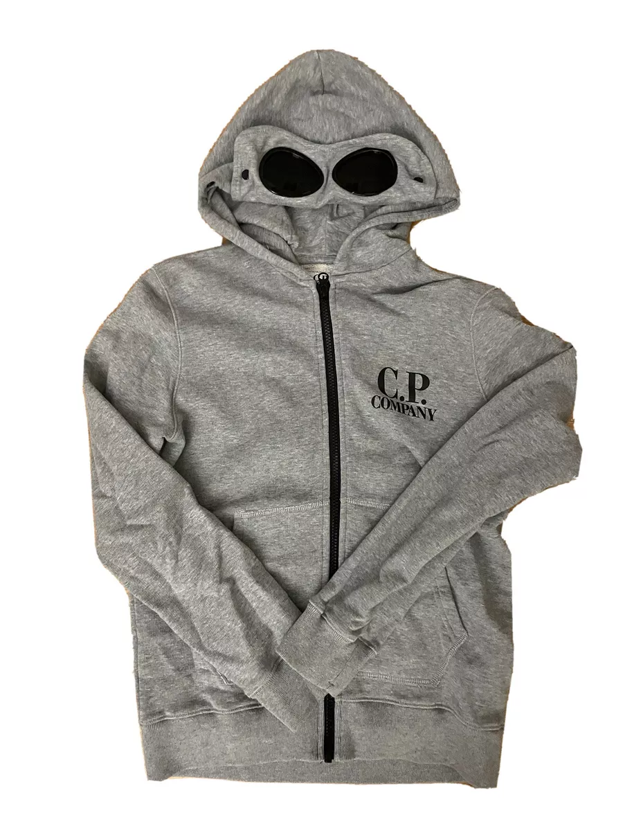 CP Company Zip-Up Hoodie Grey