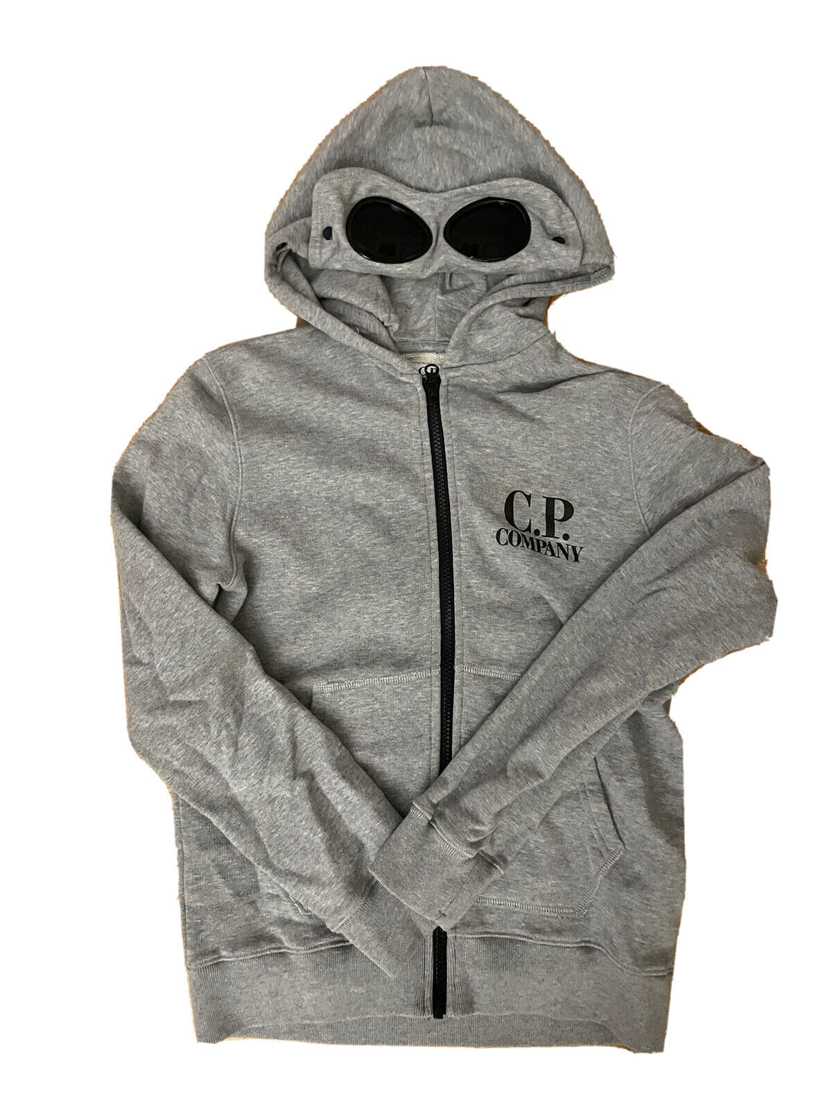 kiespijn Victor krullen CP Company Zip-Up Hoodie Grey | eBay