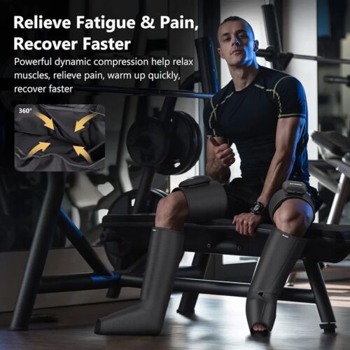 Fit King FT060A Portable Rechargeable 3 Modes Air Compression Leg Therapy Device - Picture 2 of 7