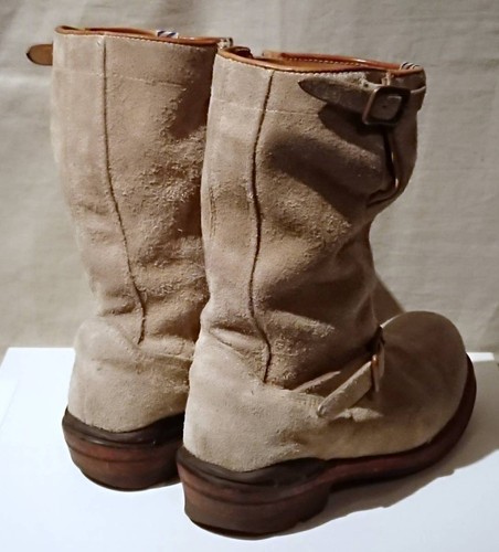 VISVIM T.W.O.BOOTS-FOLK M9 beige suede 