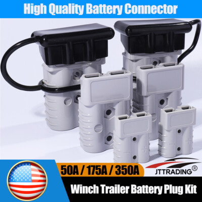Uddick 350 Amp Battery Power Connector, 600V Quick Disconnect Connector For Forklift