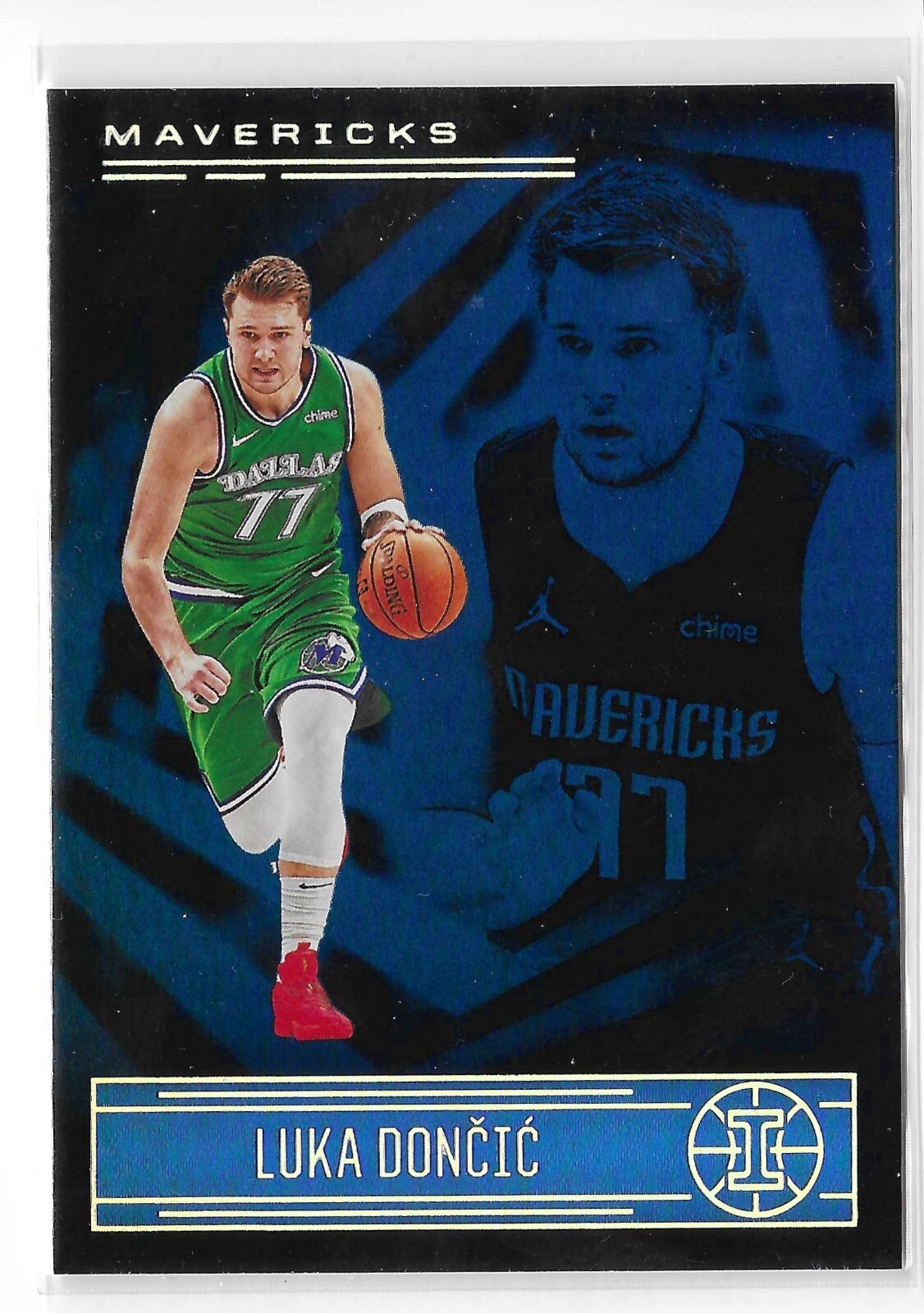 LUKA DONCIC 2020-21 Panini Illusions SAPPHIRE Parallel #43 Dallas Mavericks 🔥