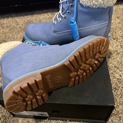 TIMBERLAND X JUST DON PREMIUM 6-INCH WATERPROOF DENIM BOOTS  display picture 1
