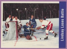 1994 94-95 PARKHURST 1956-57 MISSING LINK TED LINDSAY LOSES BATTLE #155