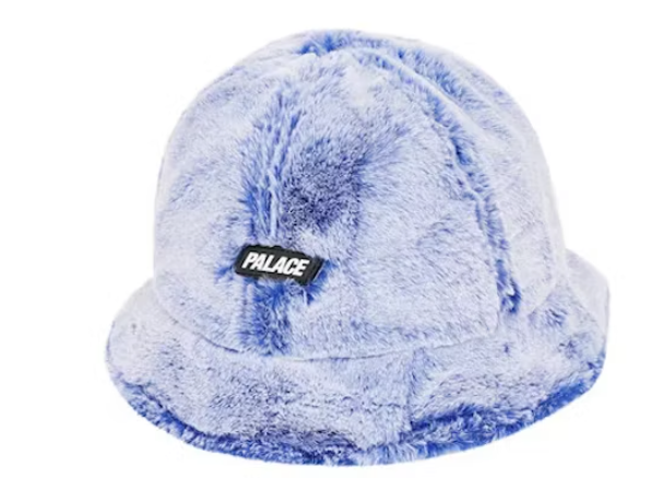 Palace Skateboards Teddy Bucket Blue Tip Size L/XL SS23 Faux Fur