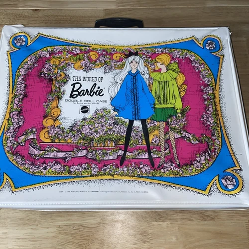 The World of Barbie Double Doll Trunk/Case Carrying Vintage 1968
