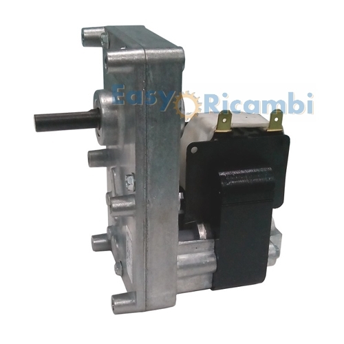 MOTORIDUTTORE STUFE A PELLET MELLOR T3 4 RPM ALBERO 9,5mm PACCO 32mm R. ORARIA
