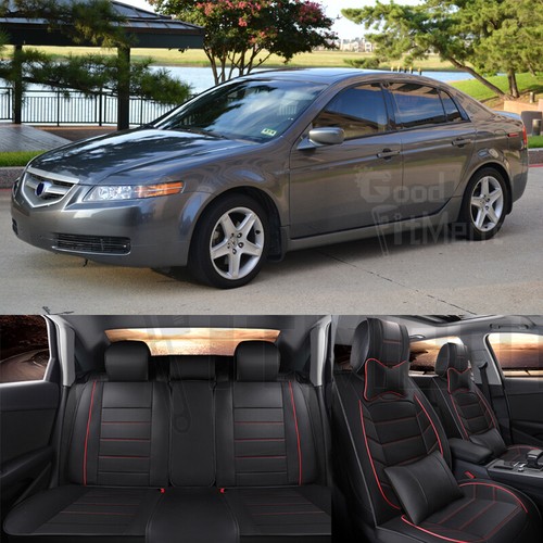 For Acura TL 20042008 5 Car Seat Covers Full Set PU Leather Front