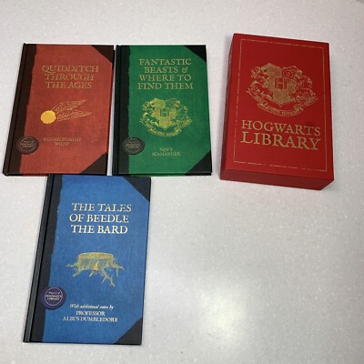 The Hogwarts Library by J. K. Rowling 2013 Hardcover 3 Book Box
