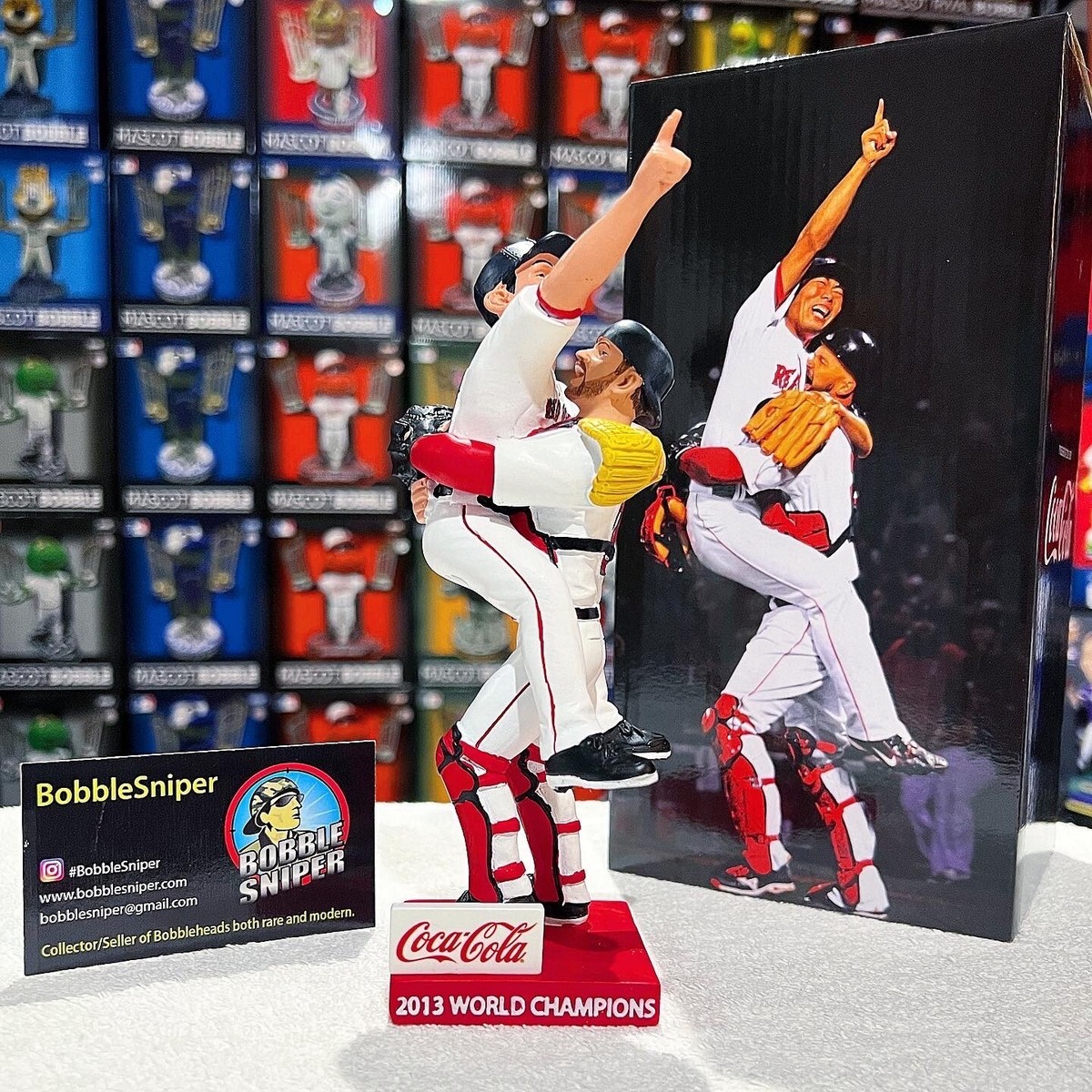 KOJI UEHARA DAVID ROSS Boston Red Sox 2013 World Series Champions