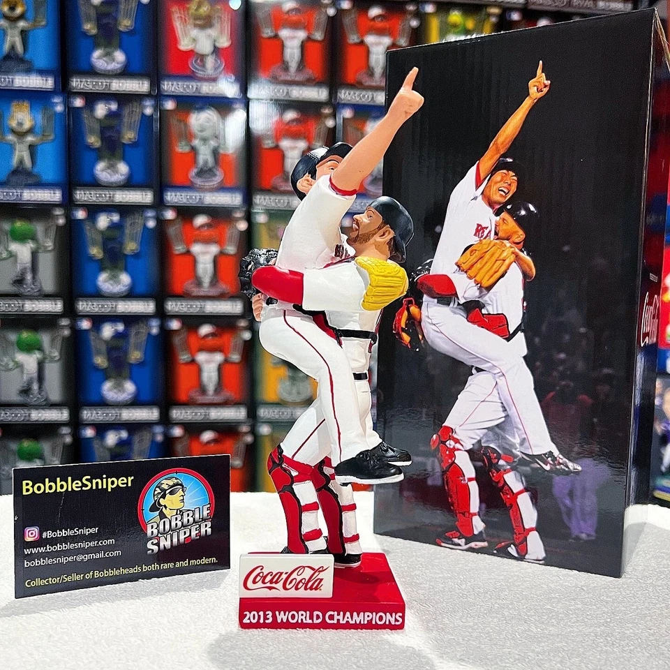KOJI UEHARA David Ross 波士顿红袜队 2013 年世界大赛冠军 场馆赠品 摇头公仔 — 第 2/4 张图片