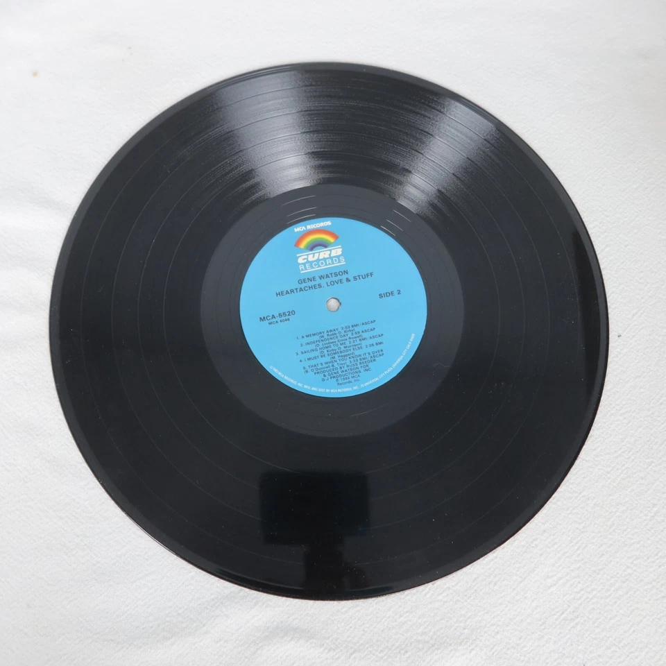 Gene Watson Heartaches Love And Stuff LP Vinyl Record Album - Image 3 of 4