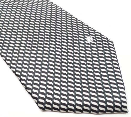 Cravatta uomo Dunhill cravatta in seta | cravatta motivo geometrico fatta a mano dunhill - Foto 2 di 11