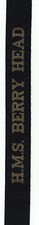Gro&szlig;britannien:M&uuml;tzenband: HMS BERRY HEAD (Lurex)