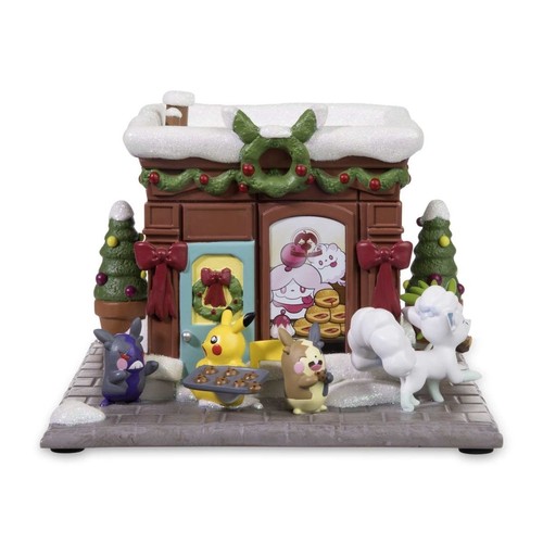 Holiday Pokemon Village Diorama Figuren Christmas Scarlet Violet Nintendo Switch - Bild 12 von 31