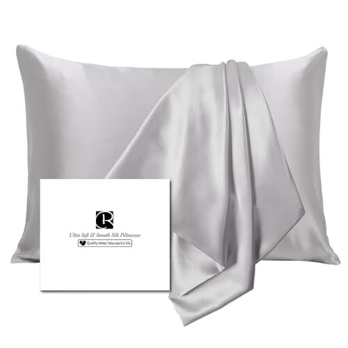 Ravmix Silk Pillowcase for Hair and Skin with Hidden Zipper, Both Sides 21Momme-image