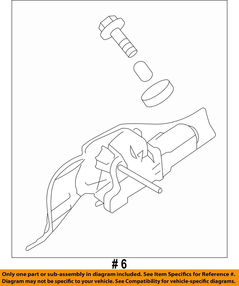Used Back Glass Wiper Motor fits: 2012 Subaru Impreza SW 2.0 Grade A - Image 4 of 4
