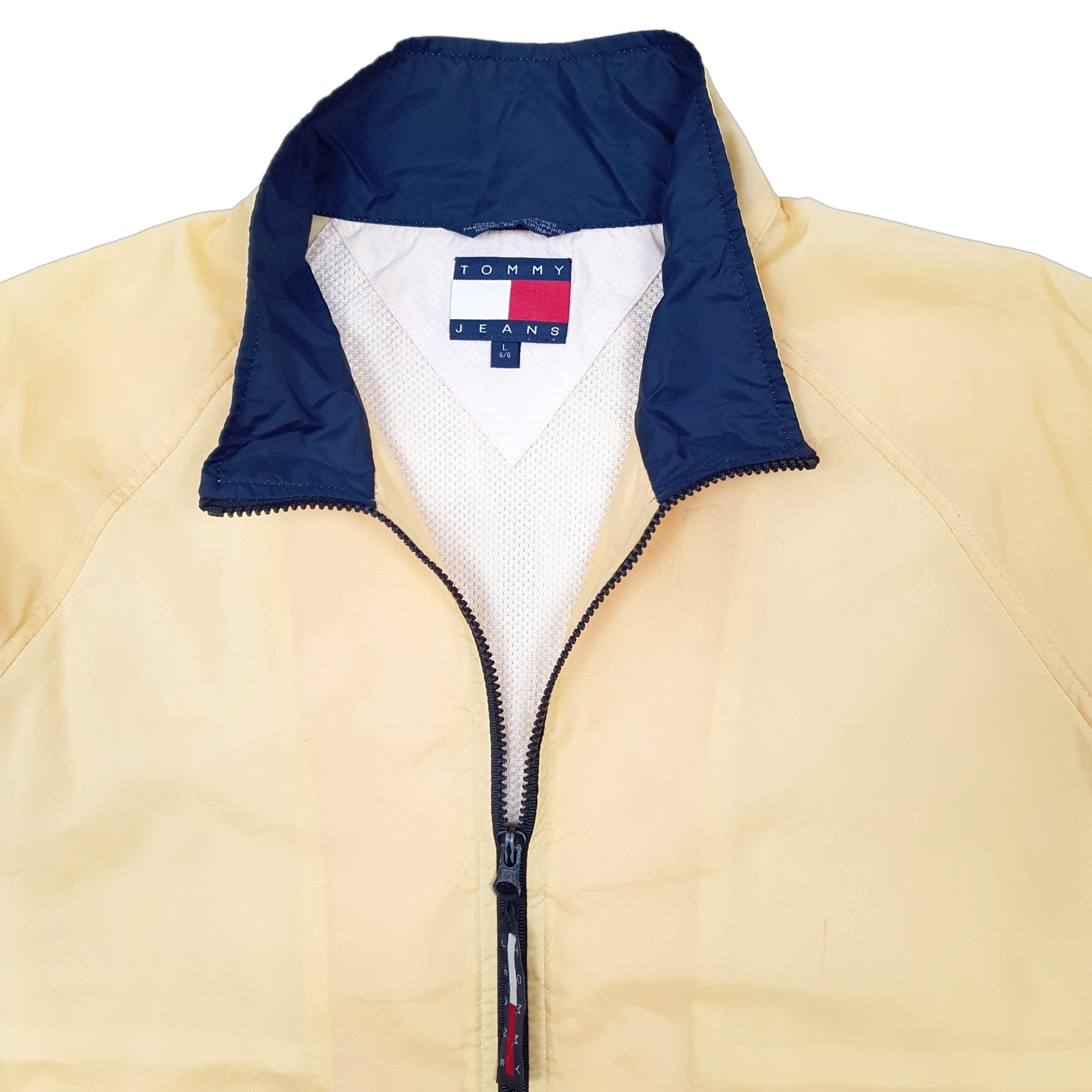 TOMMY HILFIGER Waterproof Rain Jacket Coat Anorak Lightweight Vintage Mens XL image 2