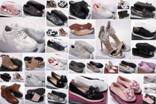Ladies Footwear Joblot Women's Fashion Shoes Bundle Mixed Sizes x50 Pairs