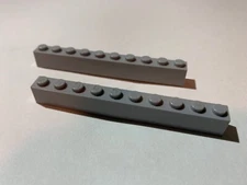 LEGO Parts 6111 (2pcs) Brick 1x10 Choose Color