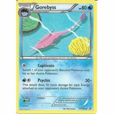 POKEMON CARD GOREBYSS 51/160 NO 368 SOUTH SEA POKEMON TCG CCG