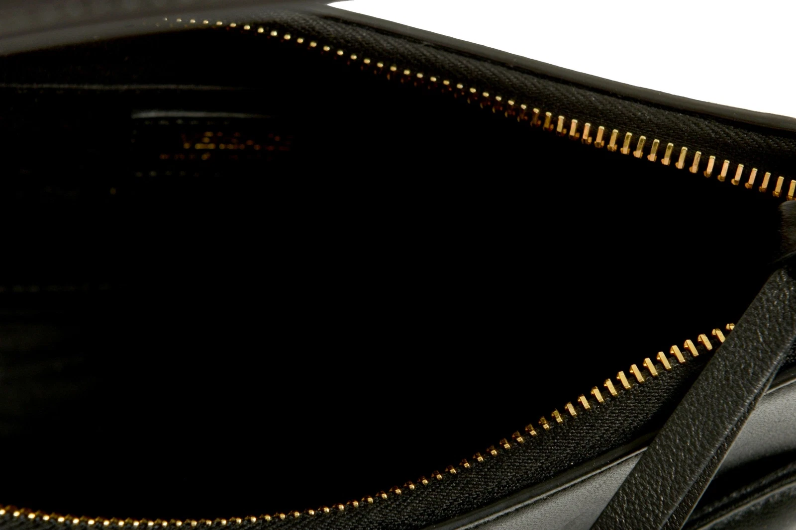 Borsa a tracolla Versace donna "Mezza Luna" pelle oro medusa trapuntata borsetta