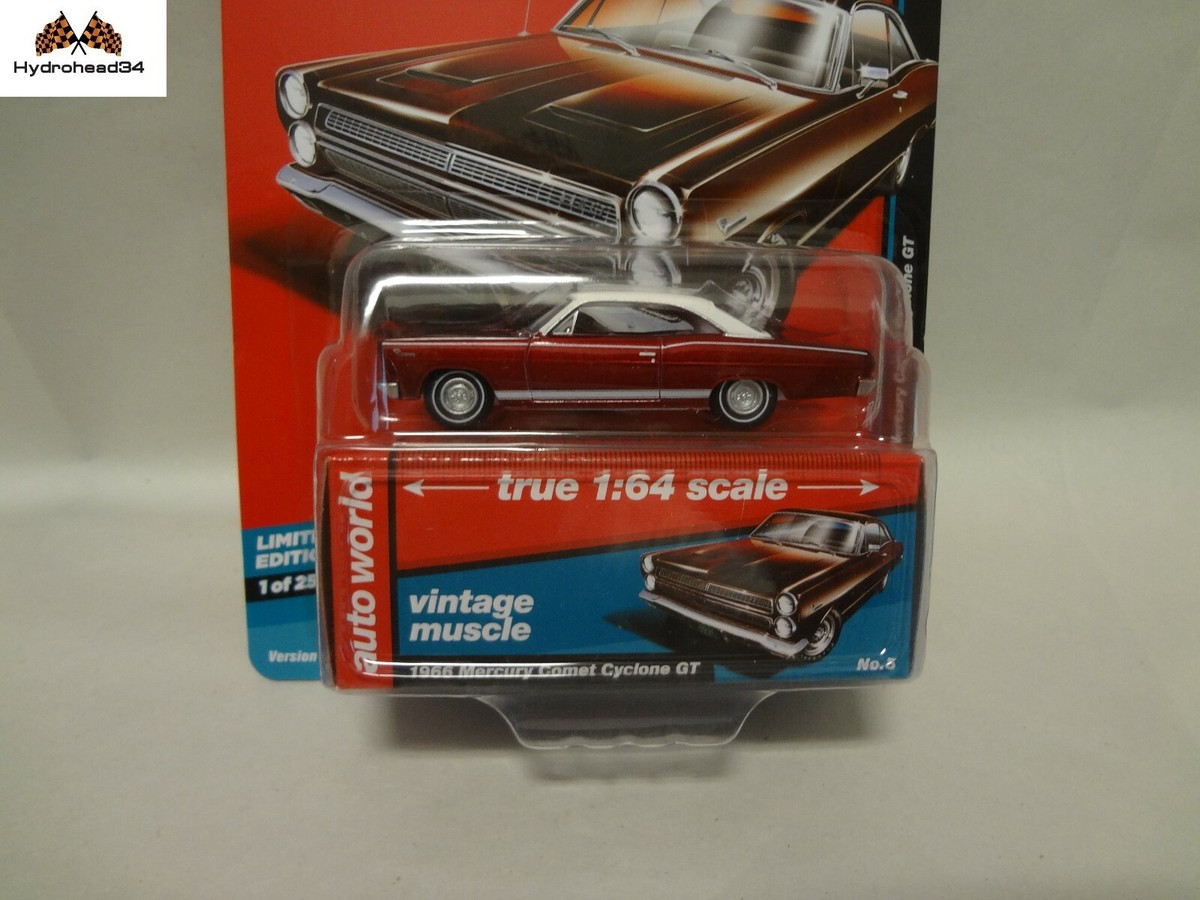 Auto World Ultra Red Chase 1966 Mercury Comet Cyclone GT