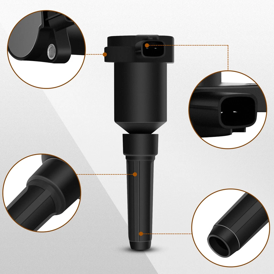 Комплект из 6 катушек зажигания и 6 свечей зажигания Iridium для Jaguar XJ6 1995 1996 1997 - Изображение 2 из 4