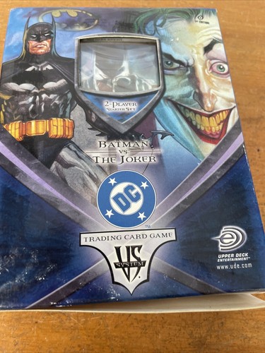 2004 UPPER DECK TRADING CARD GAME DC COMICS BATMAN VS JOKER STARTER SET NEW - Picture 3 of 5