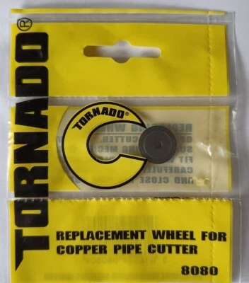 Tornado Spare Wheel For Copper Pipe/Tube Cutter/Slice Fits 15mm 22mm 28mm