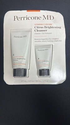 Perricone MD Vitamin C Ester Citrus Brightening Cleanser Full Size + Travel Size