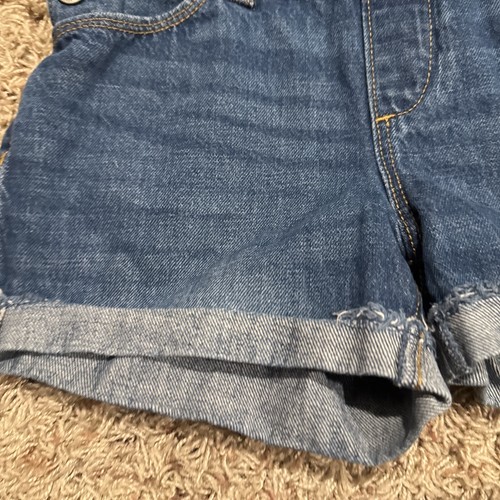 EUC Girls OLD NAVY Denim Shorts Overall Bibs Shortalls Sz L (10-12) Rawhem Lot2 - Picture 7 of 9