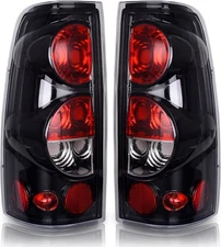 AUTOSAVER88 Tail Lights Assembly Compatible with 1999-2002 Chevy Silverado 1500