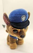 New With Tags Chase Paw Patrol Dog TY Beanie Plush 7" Tall 2017 Collectible VTG