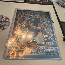 2025 Mosaic Philadelphia Eagles Jalen Hurts Stained Glass Oversized No 20 JUMBO